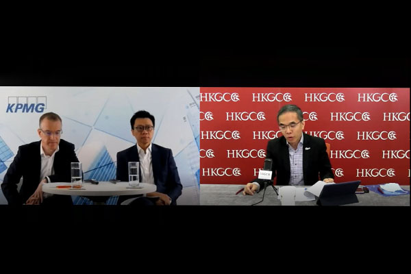 Murray Sarelius and Daniel Hui of KPMG China spoke at Chamber on 11 September 2020<br/>