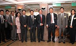 The Chamber's CO office received a number of Mainland customs delegations in 2003. 
