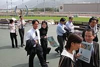Members visit Hong Kong Jockey Club's IT operations at Shatin.