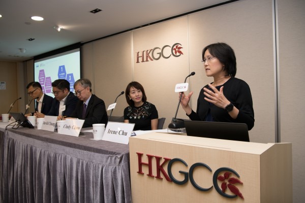 Four experts discussed the entrepreneurial landscape in Hong Kong and the findings of the report