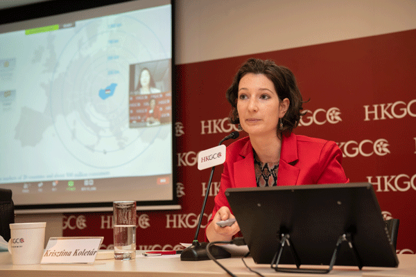 Krisztina Dóra Koletár, Trade Commissioner from the Consulate General of Hungary in Hong Kong