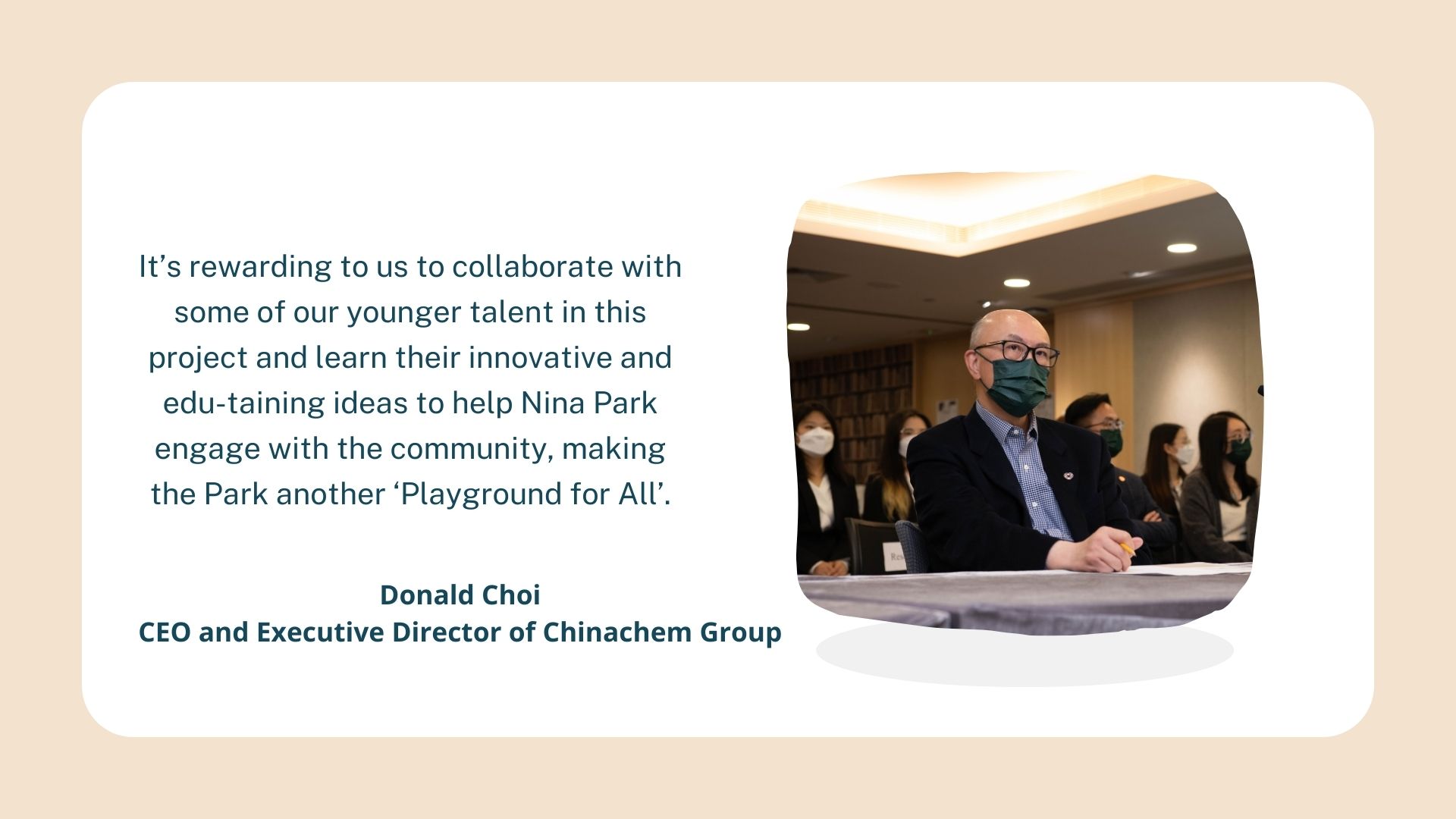 Donald Choi, CEO and Executive Director of Chinachem Group