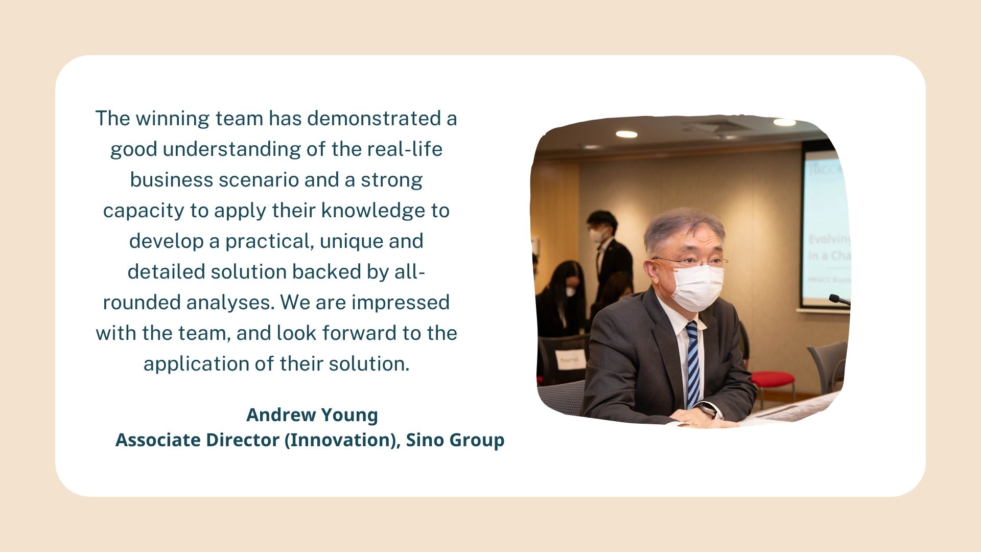 Andrew Young, Associate Director (Innovation), Sino Group